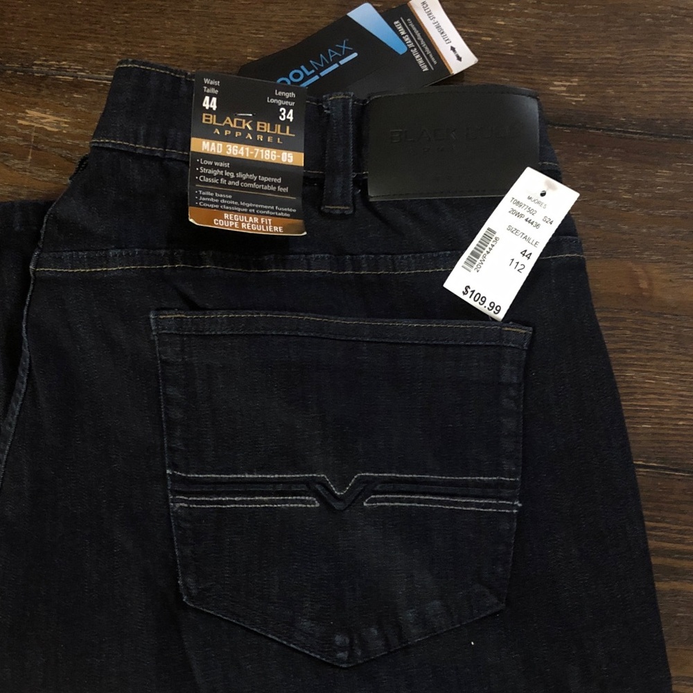 Men's Dark Blue Bootcut Jeans